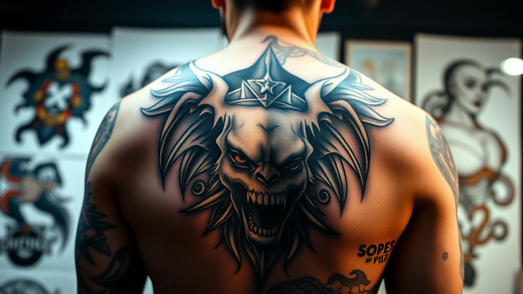 Demon Girl Tattoo Art