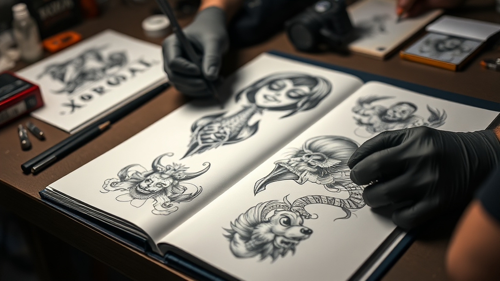 How the Nation.Tattoo Flash Design Marketplace Works