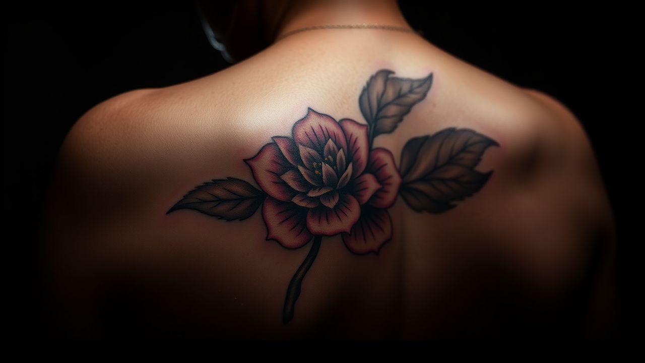 Flower tattoo by me. Done at Antidote studio, Strasbourg fr