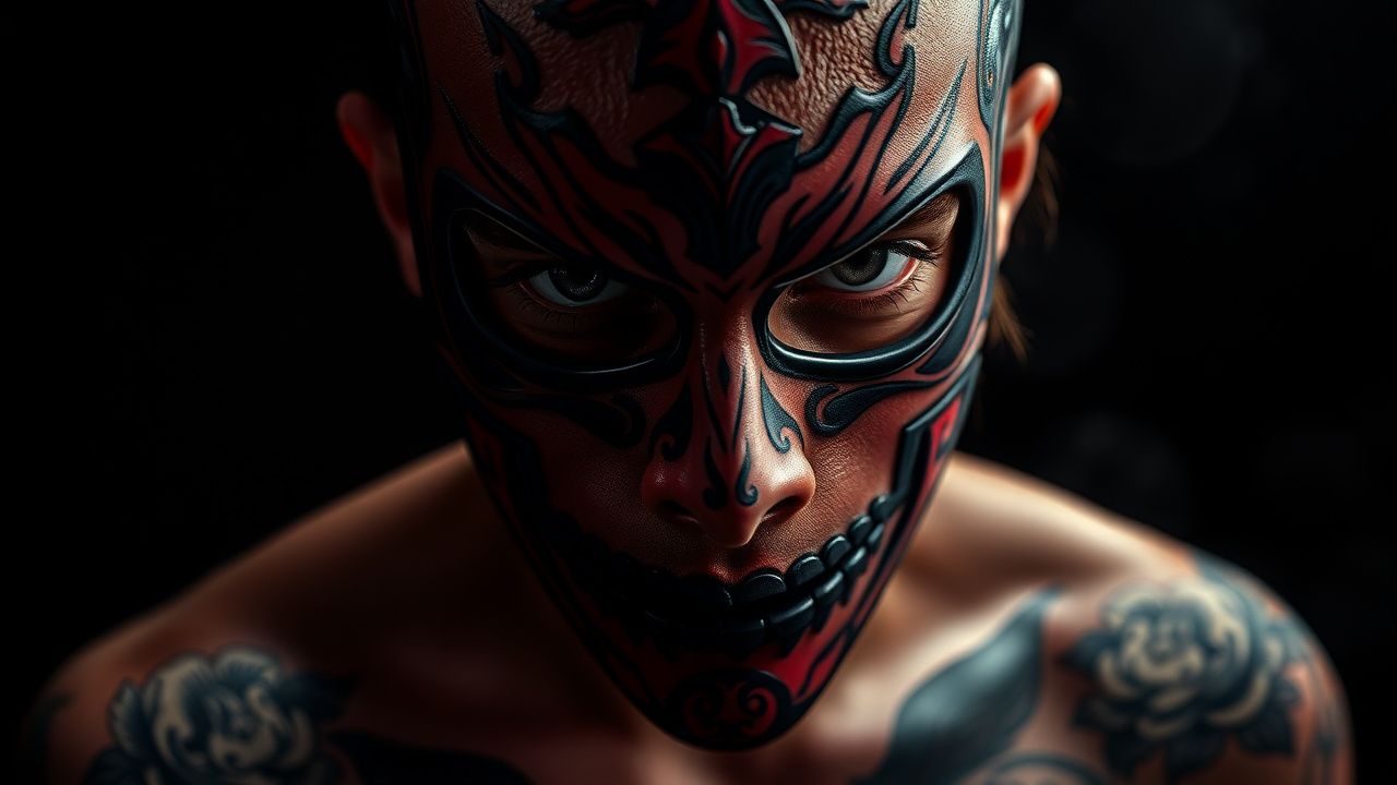 HANNYA MASK, Done by me fraross_tattoo8 , London UK