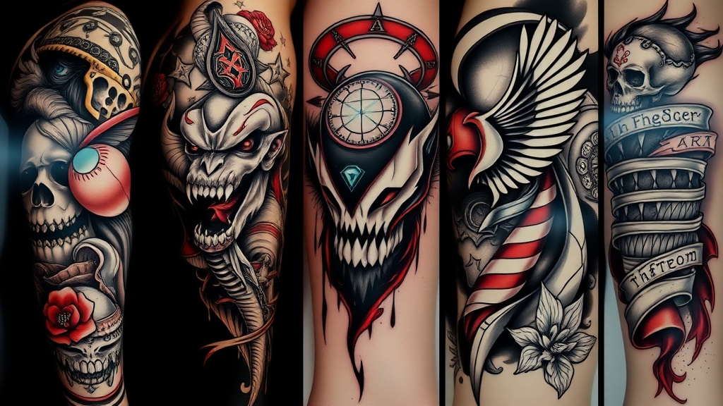 Single Needle Smoke Tattoo