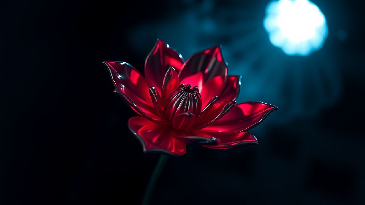 Chrome flower made by me (@sugar.slava)at @_antidote.studio in Strasbourg, France