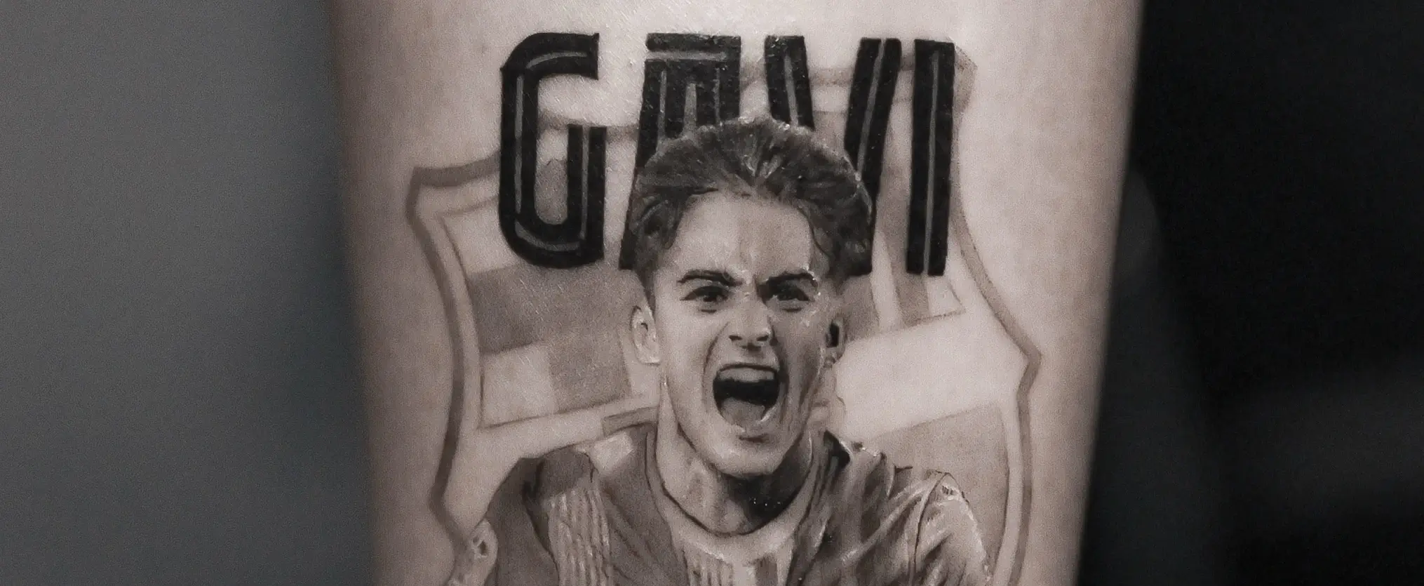 Tribal Pride: Fans Show Off Spain's FIFA World Cup Wins on Skin